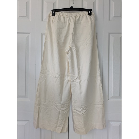 J. Crew Superwide Stratus Pant in City Twill Size 8‎ Ivory NWT $158 CI935 - Picture 3 of 6